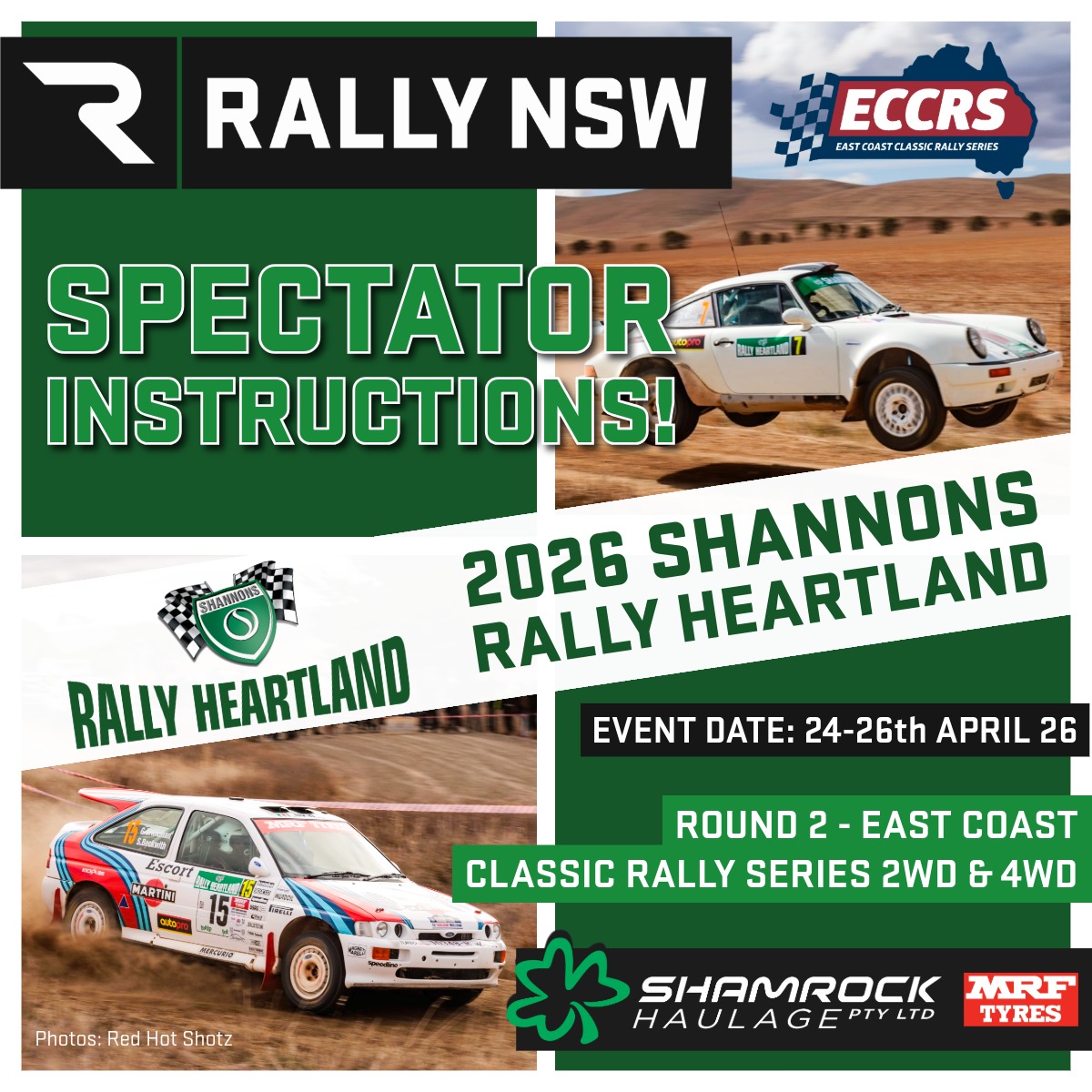 Spectator Guide Available for Shannons Rally Heartland - Rally NSW